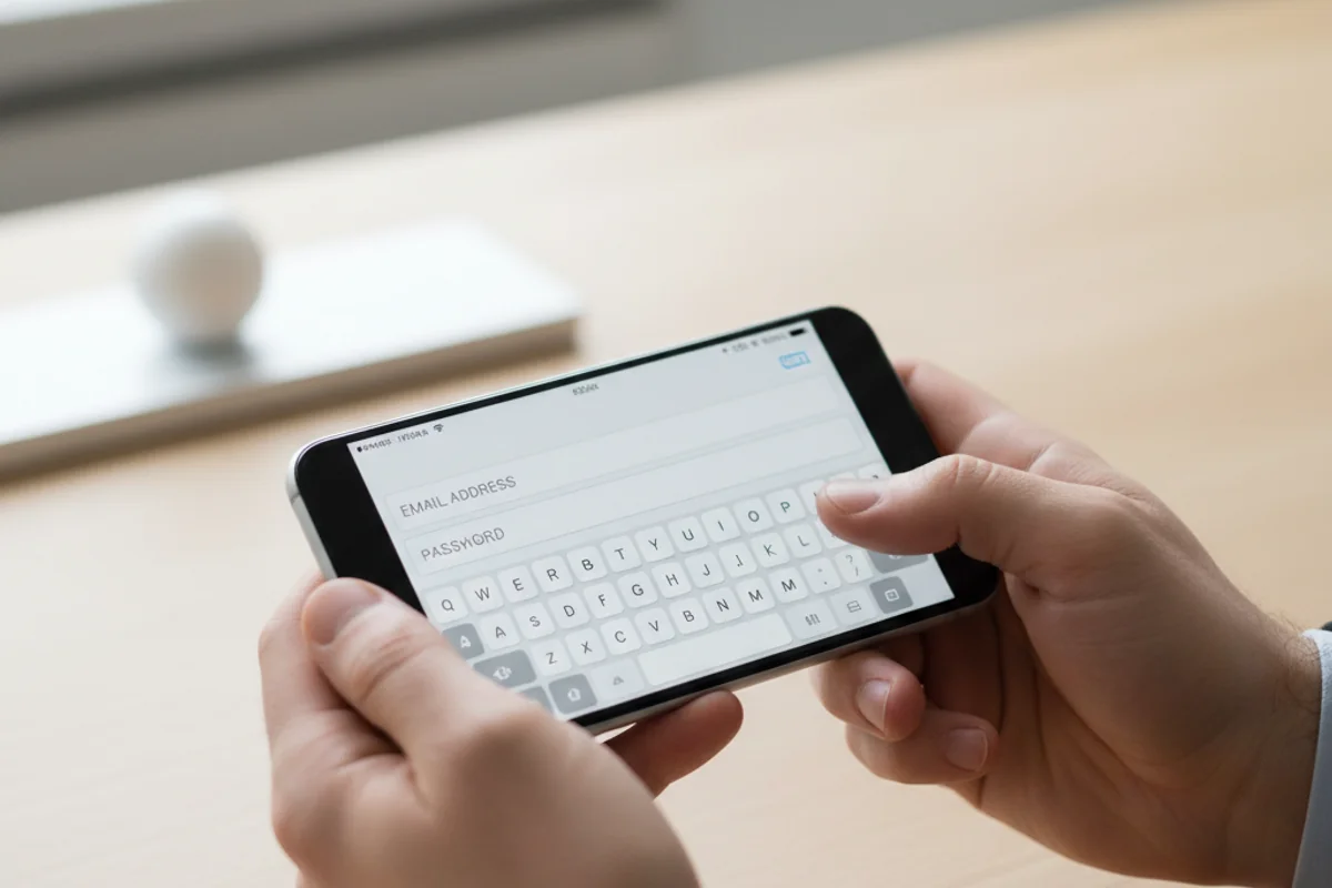 Configuration boîte e-mail sur téléphone à Cornavin Genève