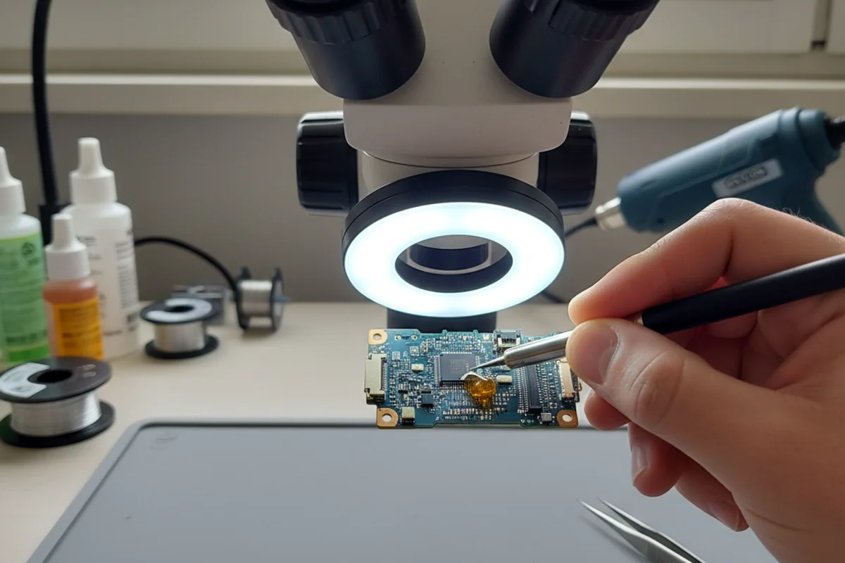 Microsoudure carte mère téléphone à Prilly Lausanne