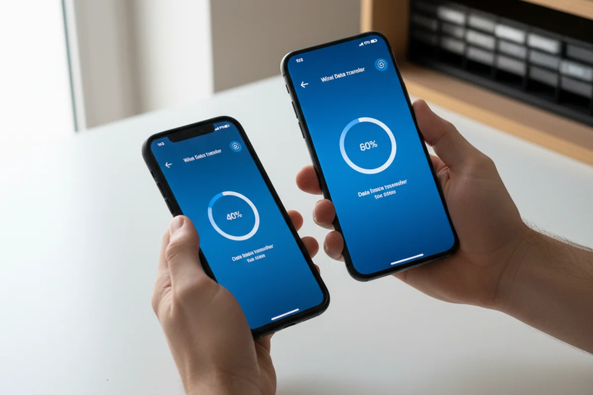Transfert données ancien → nouveau téléphone à Cornavin Genève